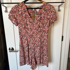 Flowered Romper